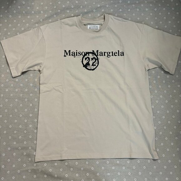 Maison Margiela Embroidered Logo T-Shirt - Picture 1 of 6
